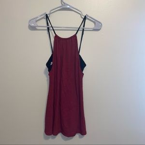 American Eagle Maroon Tank Top